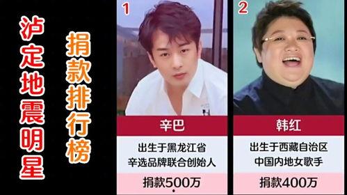 各大明星网红捐款,明星网红助力抗疫捐款大盘点”