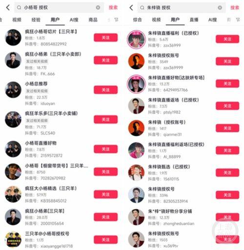 会发现不少明星网红账号,明星网红账号背后的生成秘密