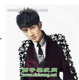 明星网红款发型图片男,明星网红款发型，男生发型新风尚